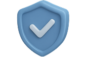 Escudo com um sinal de verificação